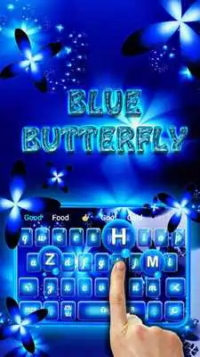Play Blue Flower butterfly