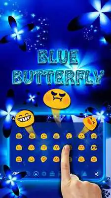 Play Blue Flower butterfly
