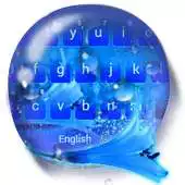 Free play online Blue Flowers Water Drops Keyboard APK Free play online Blue Flowers Water Drops Keyboard APK