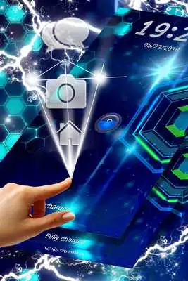 Play Blue Futuristic Locker Theme