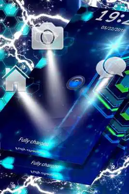 Play Blue Futuristic Locker Theme