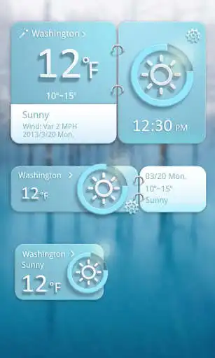 Play Blue Gear Theme GO Weather EX  and enjoy Blue Gear Theme GO Weather EX with UptoPlay