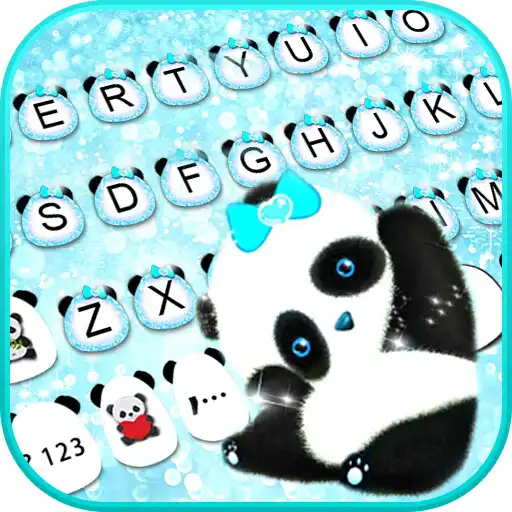 Play Blue Glitter Panda Theme APK Play Blue Glitter Panda Theme APK