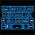 Free play online Blue Glow Keyboard Skin  APK