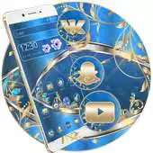Free play online Blue Golden Swan Theme APK Free play online Blue Golden Swan Theme APK