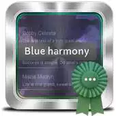 Free play online Blue harmony GO SMS APK