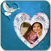 Free play online Blue Heart Photo Frames APK