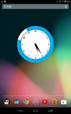 Play Blue Heaven Clock Widget