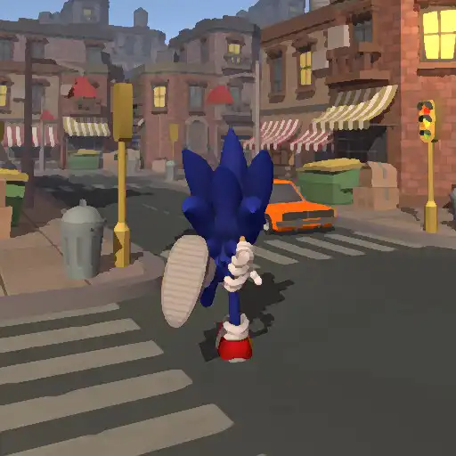 Play Blue Hedgehog Dash Runner APK