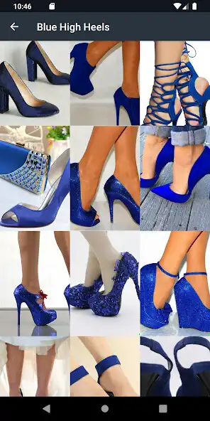 Play Blue High Heels as an online game Blue High Heels with UptoPlay