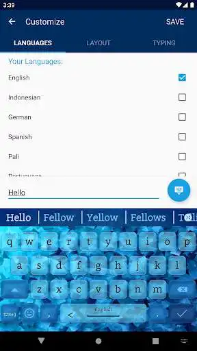 Play Blue HQ Keyboard Themes  and enjoy Blue HQ Keyboard Themes with UptoPlay