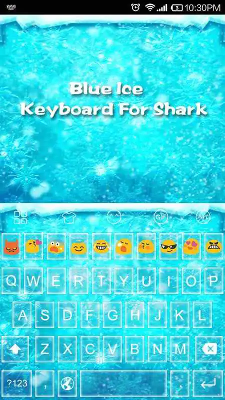 Play Blue Ice -Love Gif Keyboard
