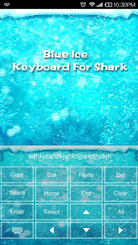 Play Blue Ice -Love Gif Keyboard