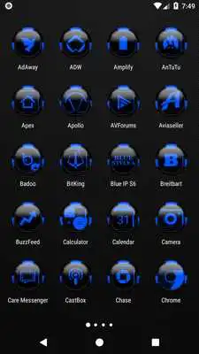 Play Blue Icon Pack Style 6 ✨Free✨
