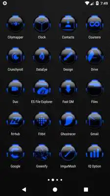 Play Blue Icon Pack Style 6 ✨Free✨