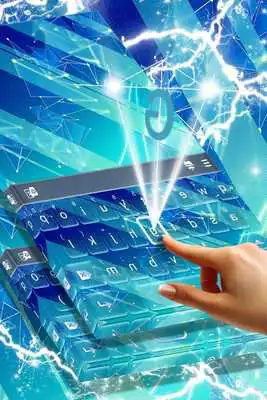 Play Blue Keyboard Theme Free