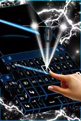 Play Blue Laser Keyboard Theme Play Blue Laser Keyboard Theme