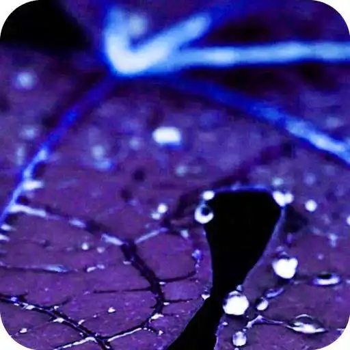 Free play online Blue Leaf Water Drop Theme HD APK