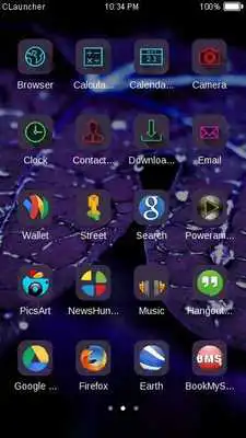 Play Blue Leaf Water Drop Theme HD Play Blue Leaf Water Drop Theme HD