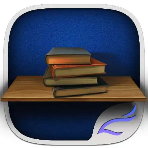 Free play online Blue Library. Theme for CM Launcher  APK