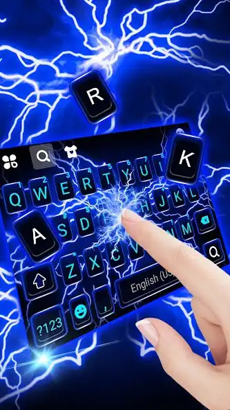 Play Blue Lightning Theme as an online game Blue Lightning Theme with UptoPlay