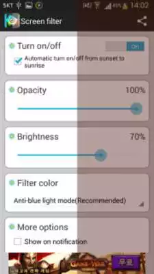 Play Blue Light Screen Filter Plus