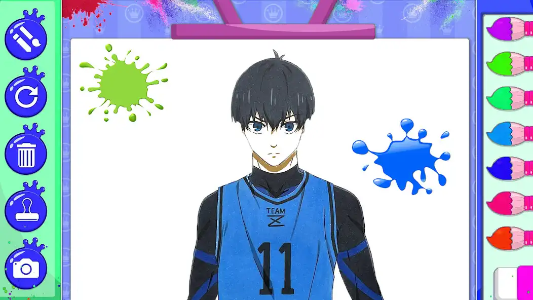 Play Blue Lock coloring book  and enjoy Blue Lock coloring book with UptoPlay