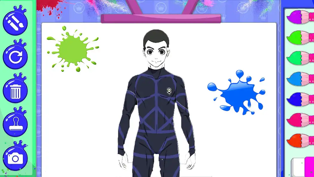 Play Blue Lock coloring book as an online game Blue Lock coloring book with UptoPlay