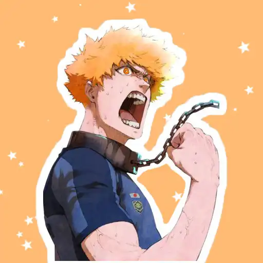 Play Blue Lock Stickers Anime APK