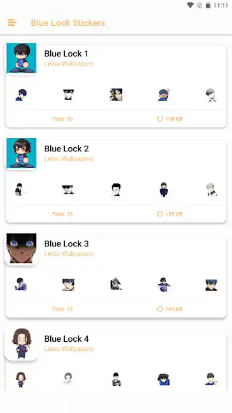 Play Blue Lock Stickers Anime  and enjoy Blue Lock Stickers Anime with UptoPlay