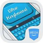 Free play online Blue Mega Keyboard  Theme APK