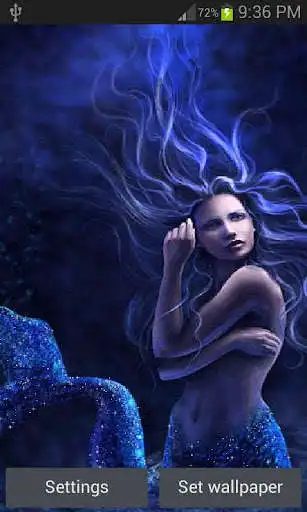 Play Blue Mermaid Live Wallpaper  and enjoy Blue Mermaid Live Wallpaper with UptoPlay