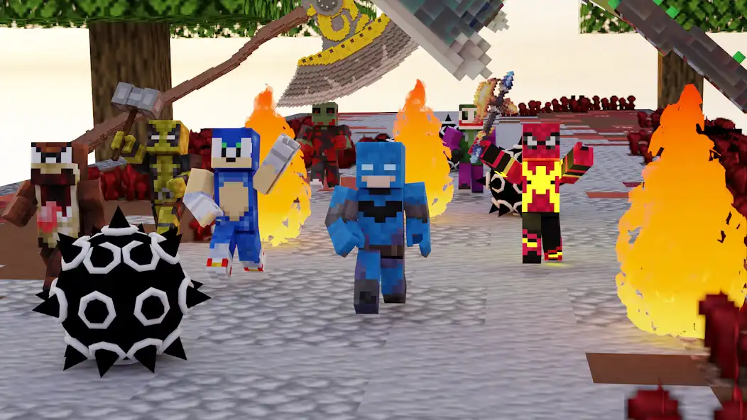 Play Blue Monster : Craft Hero Run as an online game Blue Monster : Craft Hero Run with UptoPlay