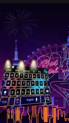 Play Blue Neon Butterfly Hologram Keyboard Theme Play Blue Neon Butterfly Hologram Keyboard Theme