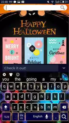 Play Blue Neon Butterfly Hologram Keyboard Theme Play Blue Neon Butterfly Hologram Keyboard Theme