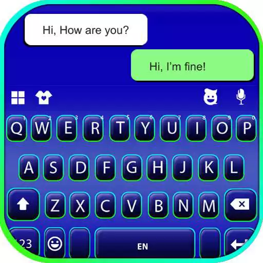 Play Blue Neon Chat Keyboard Background APK Play Blue Neon Chat Keyboard Background APK
