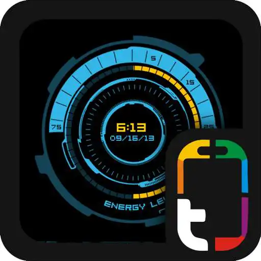 Free play online Blue Neon Theme  APK