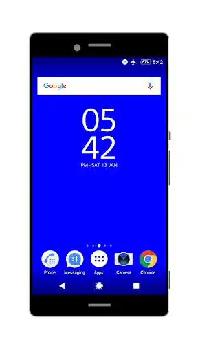 Play Blue Oreo Theme as an online game Blue Oreo Theme with UptoPlay