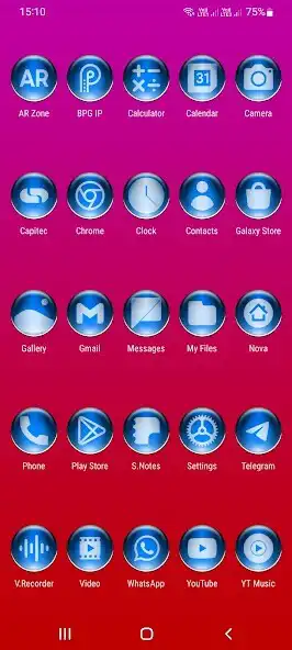 Play Blue Pixl Glass Icon Pack as an online game Blue Pixl Glass Icon Pack with UptoPlay