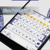 Free play online Blue Porcelain : Eva Keyboard APK