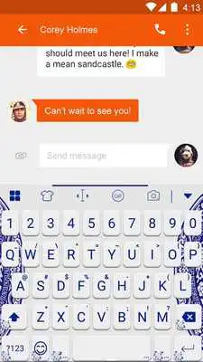 Play Blue Porcelain : Eva Keyboard Play Blue Porcelain : Eva Keyboard