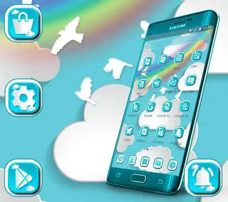 Play Blue Rainbow Cloud Theme