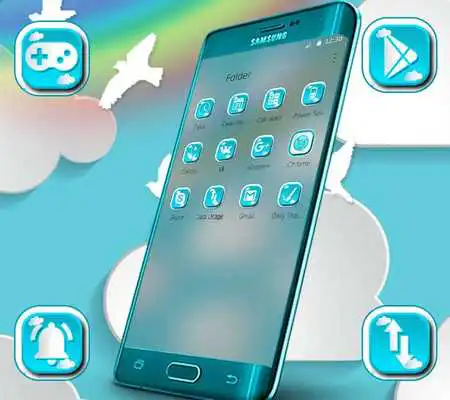 Play Blue Rainbow Cloud Theme