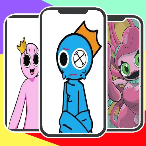 Play Blue Rainbow Friends Wallpaper APK