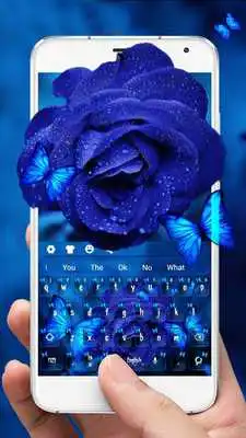 Play Blue Rose Butterfly Keyboard