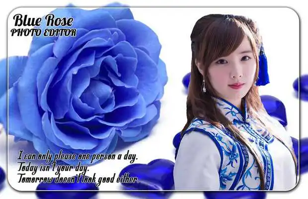 Play Blue Rose Photo Editor