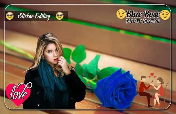 Play Blue Rose Photo Editor