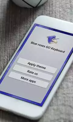 Play Blue roses Keyboard Skin
