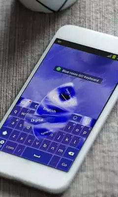 Play Blue roses Keyboard Skin