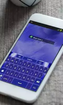 Play Blue roses Keyboard Skin